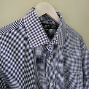 NWOT Lauren Ralph Lauren Old Money Modern Contemporary Gingham Dress Shirt